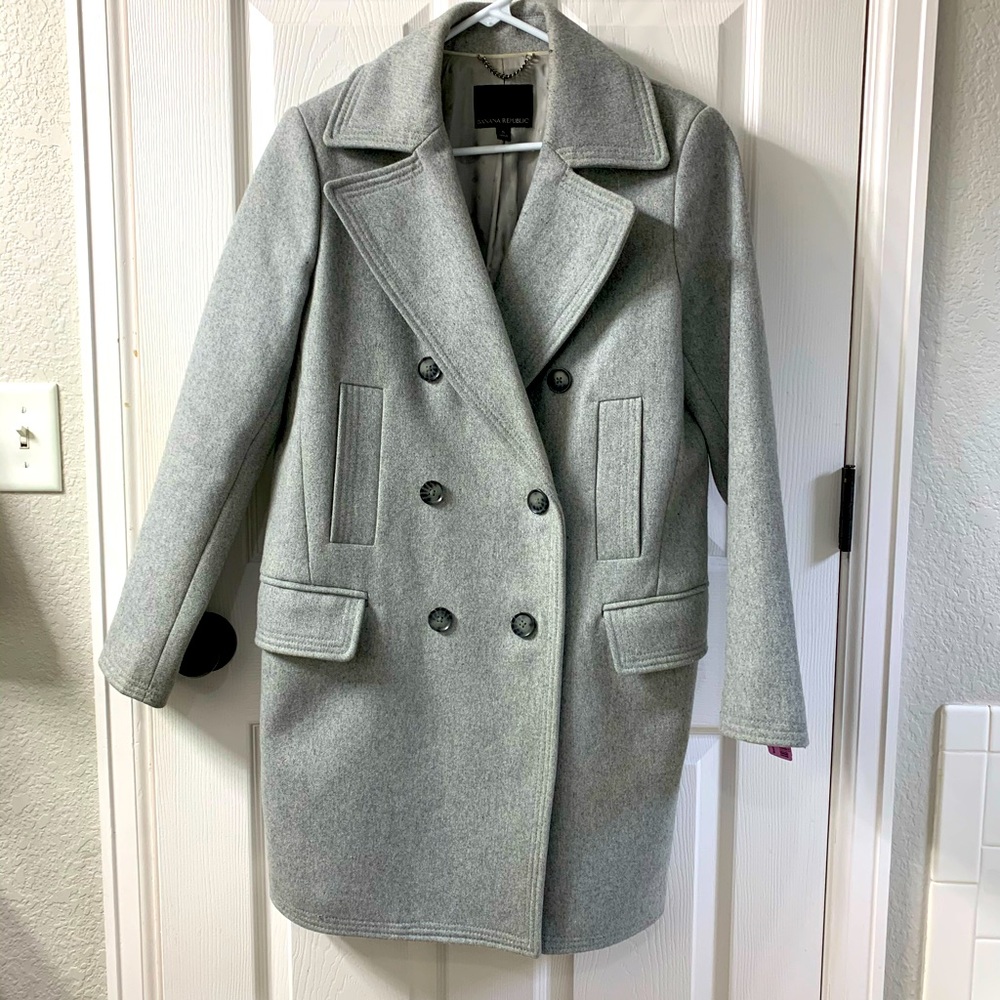 Banana Republic Lined Wool Coat
